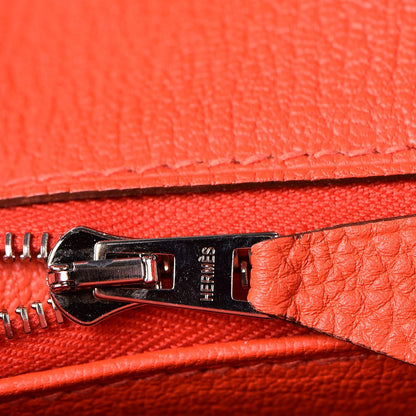 Hermes Togo Birkin 30 Capucine 12 of 36