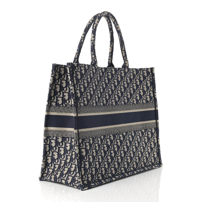 Christian Dior Oblique Book Tote Blue Multicolor 3 of 11