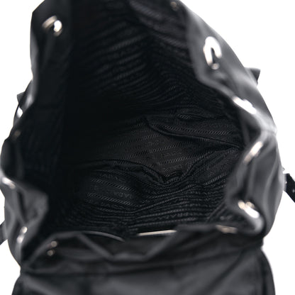 Prada Tessuto Nylon Saffiano Small Backpack Black 5 of 10