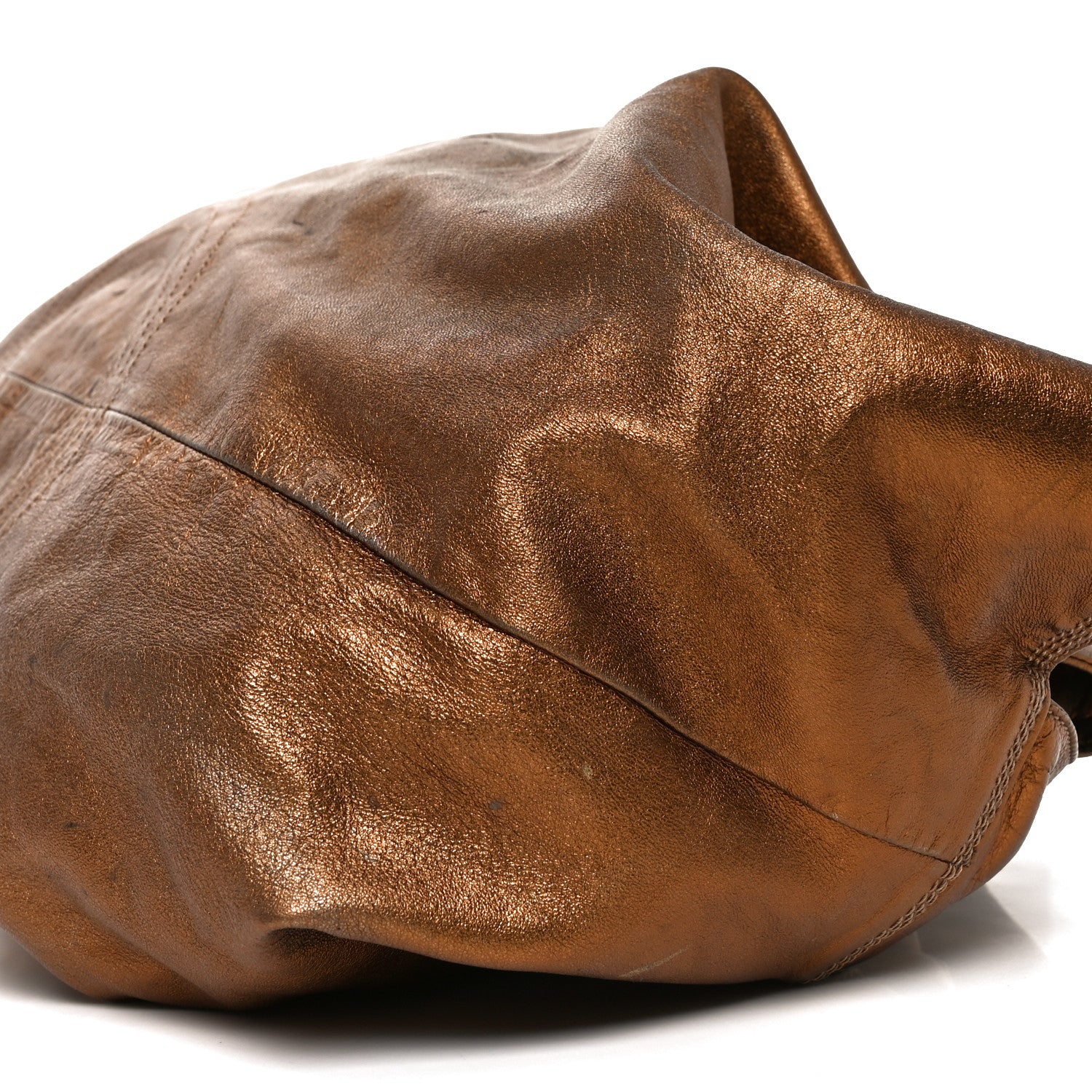 Loewe Metallic Nappa Aire Shoulder Bag Bronce 9 of 9