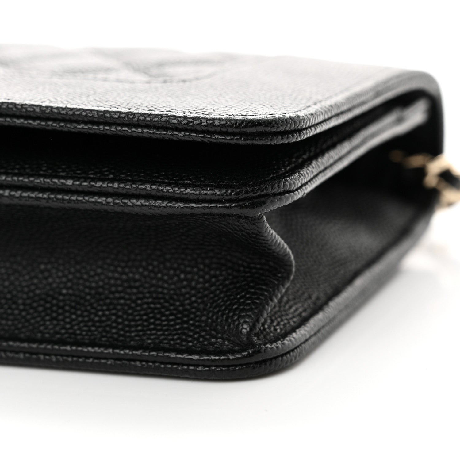Chanel Caviar Quilted Vintage Mademoiselle Wallet On Chain WOC Black 11 of 14