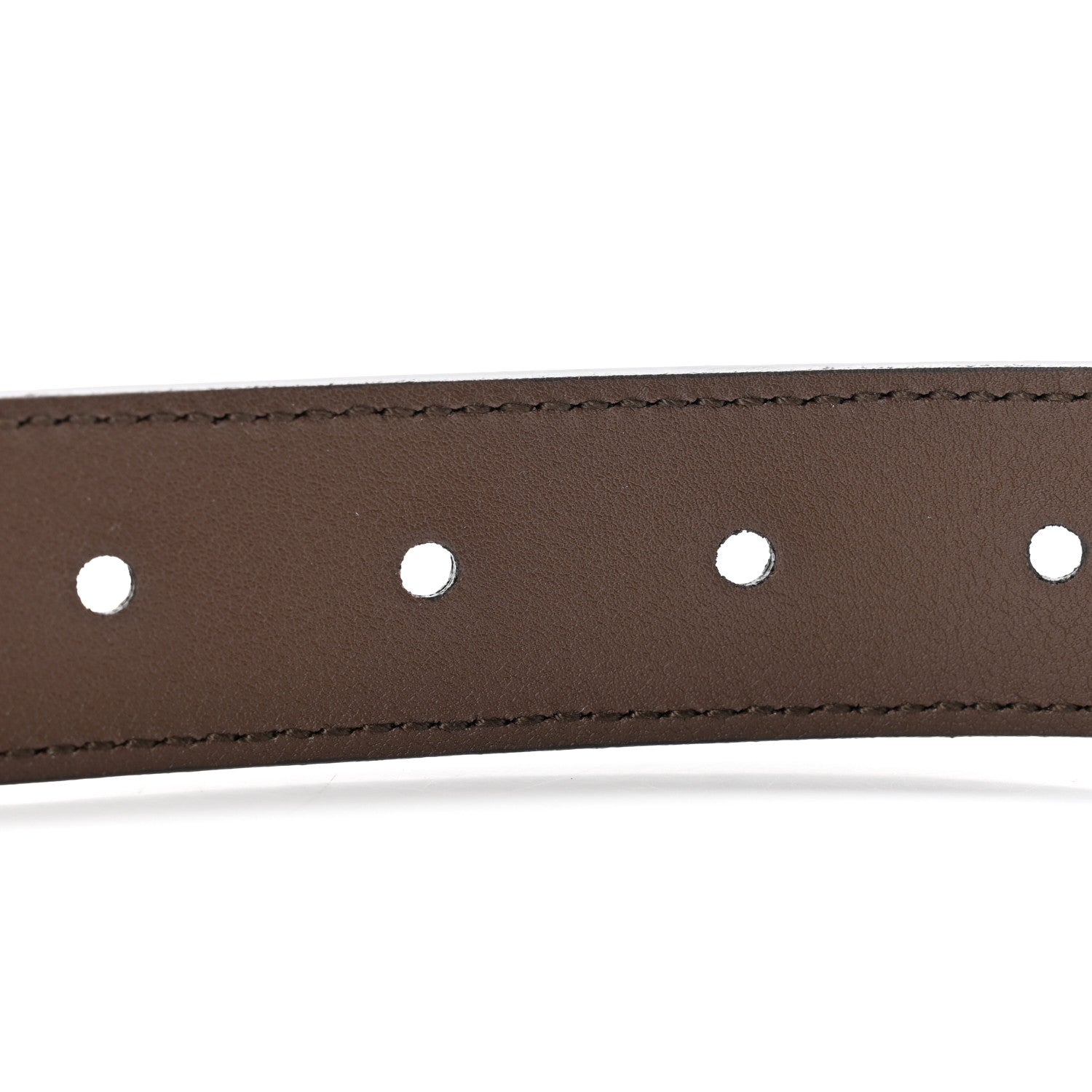 Gucci Jumbo GG Monogram Textured Dollar Calfskin Bamboo 30mm Belt 85 34 Camel Ebony New Acero Pomegranate Red 5 of 5