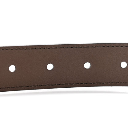 Gucci Jumbo GG Monogram Textured Dollar Calfskin Bamboo 30mm Belt 85 34 Camel Ebony New Acero Pomegranate Red 5 of 5