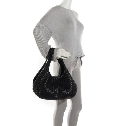 Bottega Veneta Nappa Intrecciato Medium Campana Nero Black 4 of 11
