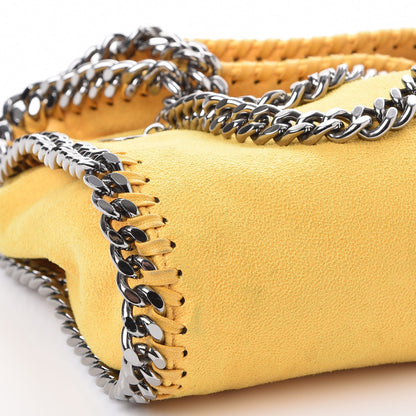 Stella McCartney Shaggy Deer Falabella Mini Fold Over Tote Yellow 12 of 13