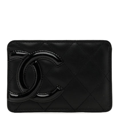 Chanel Calfskin Cambon Card Holder Black 1 of 10