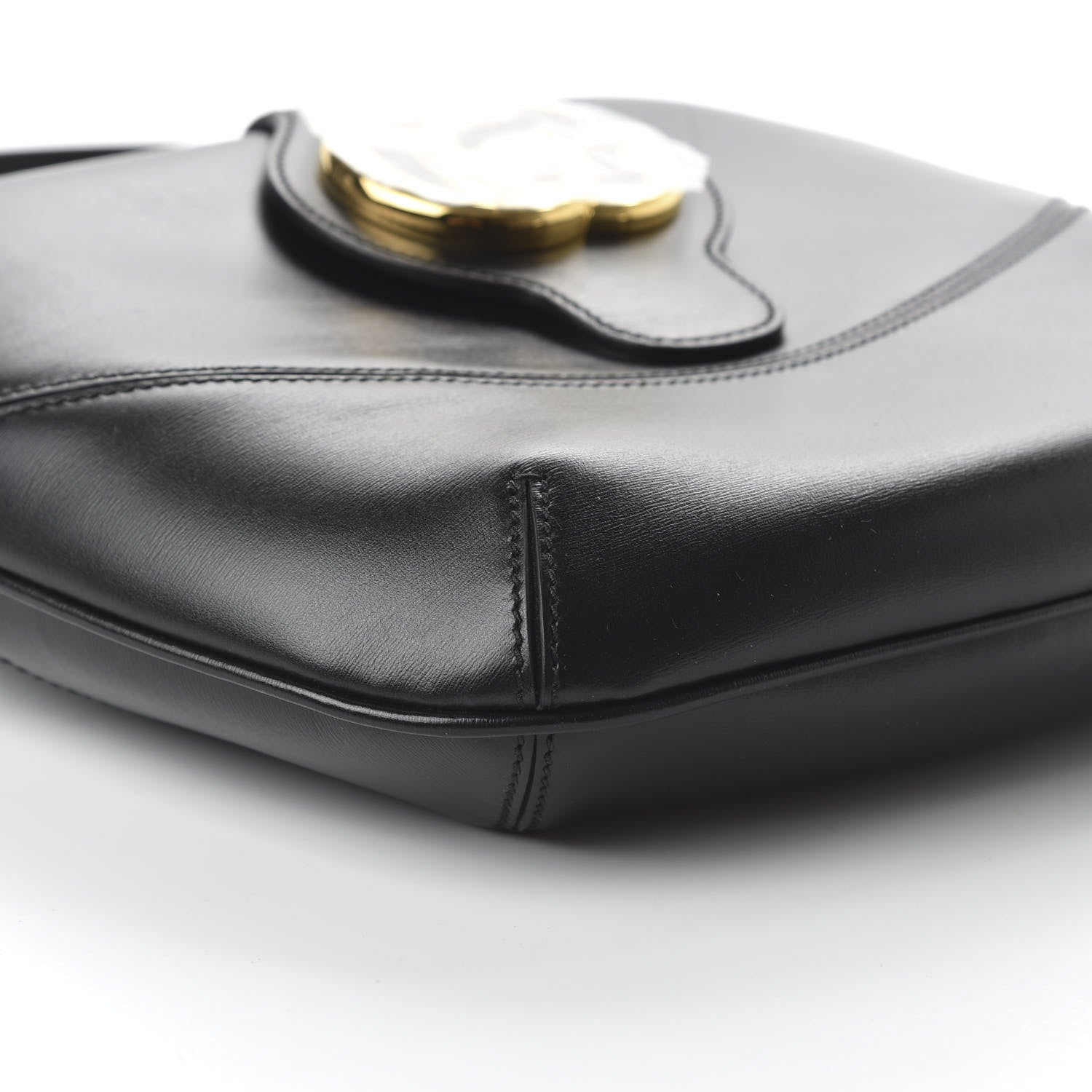 Gucci Calfskin Medium Arli Shoulder Bag Black 7 of 11