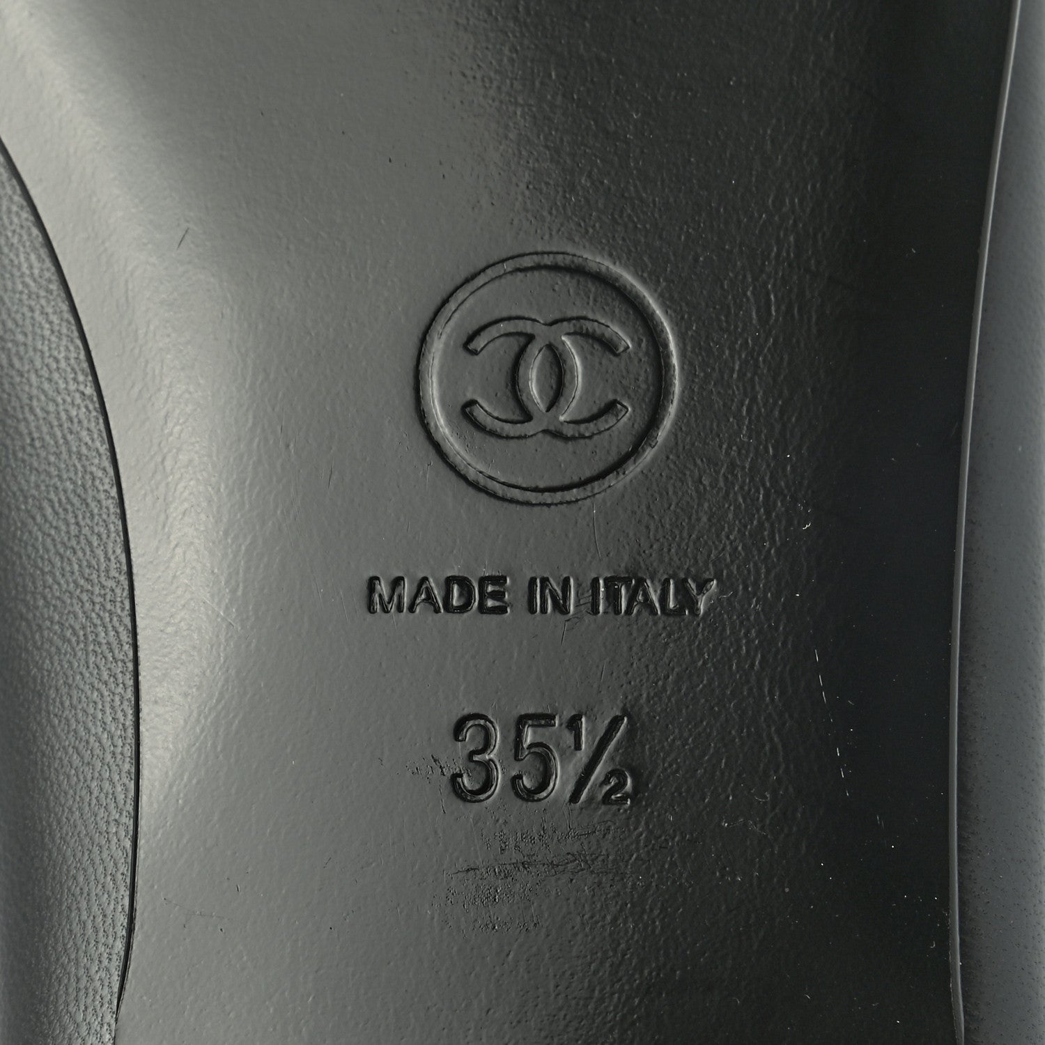 Chanel Lambskin Cap Toe Ballerina Flats 35.5 Grey 6 of 8