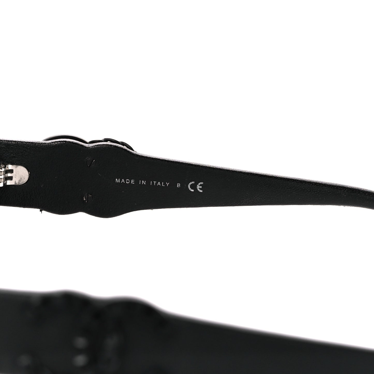 Acetate Lambskin CC Sunglasses 5457-Q-A Black