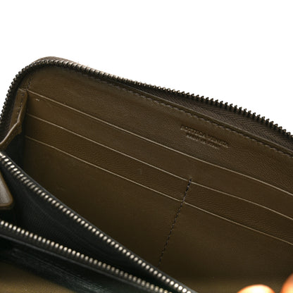 Bottega Veneta Nappa Intrecciato Zip Around Wallet Mud 11 of 11