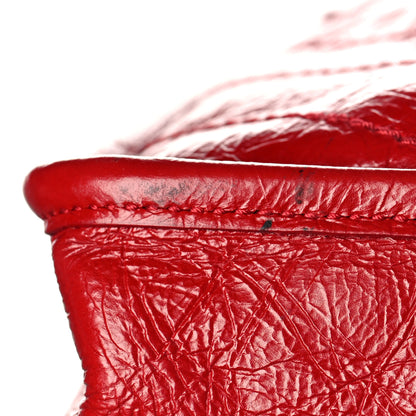 Saint Laurent Crinkled Calfskin Matelasse Monogram Medium Niki Chain Satchel Rouge Eros 12 of 13
