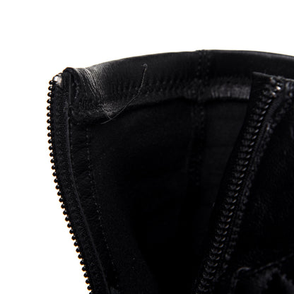 Chanel Lambskin Quilted CC Booties 39 Black 8 of 12