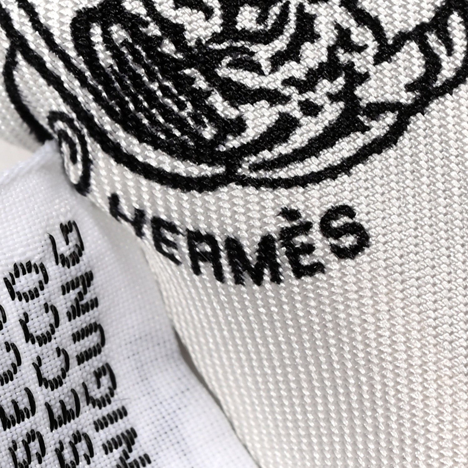 Hermes Silk Brides de Gala en Fleurs Twilly Black Multicolor White 4 of 4