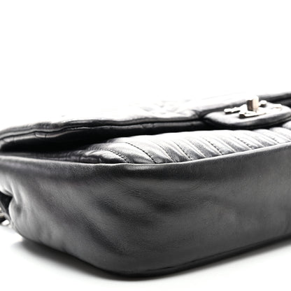 Chanel Lambskin Quilted Jumbo Paris Dallas Single Flap Black 9 of 10