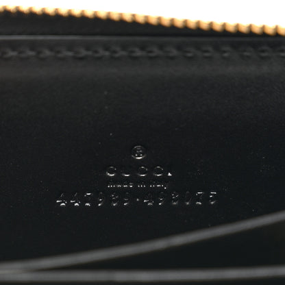 Gucci Guccissima Zip Around Card Case Black 6 of 8