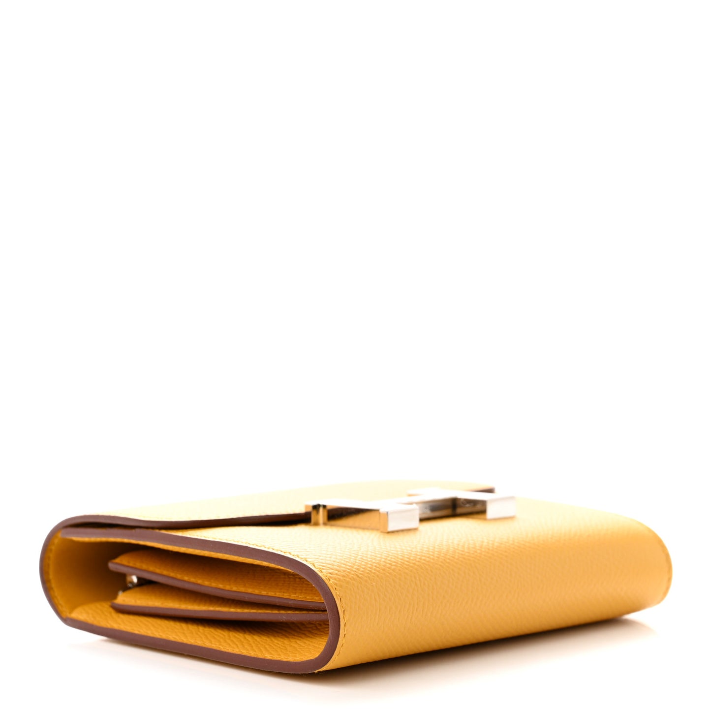 Epsom Constance Compact Passant Wallet Jaune Ambre