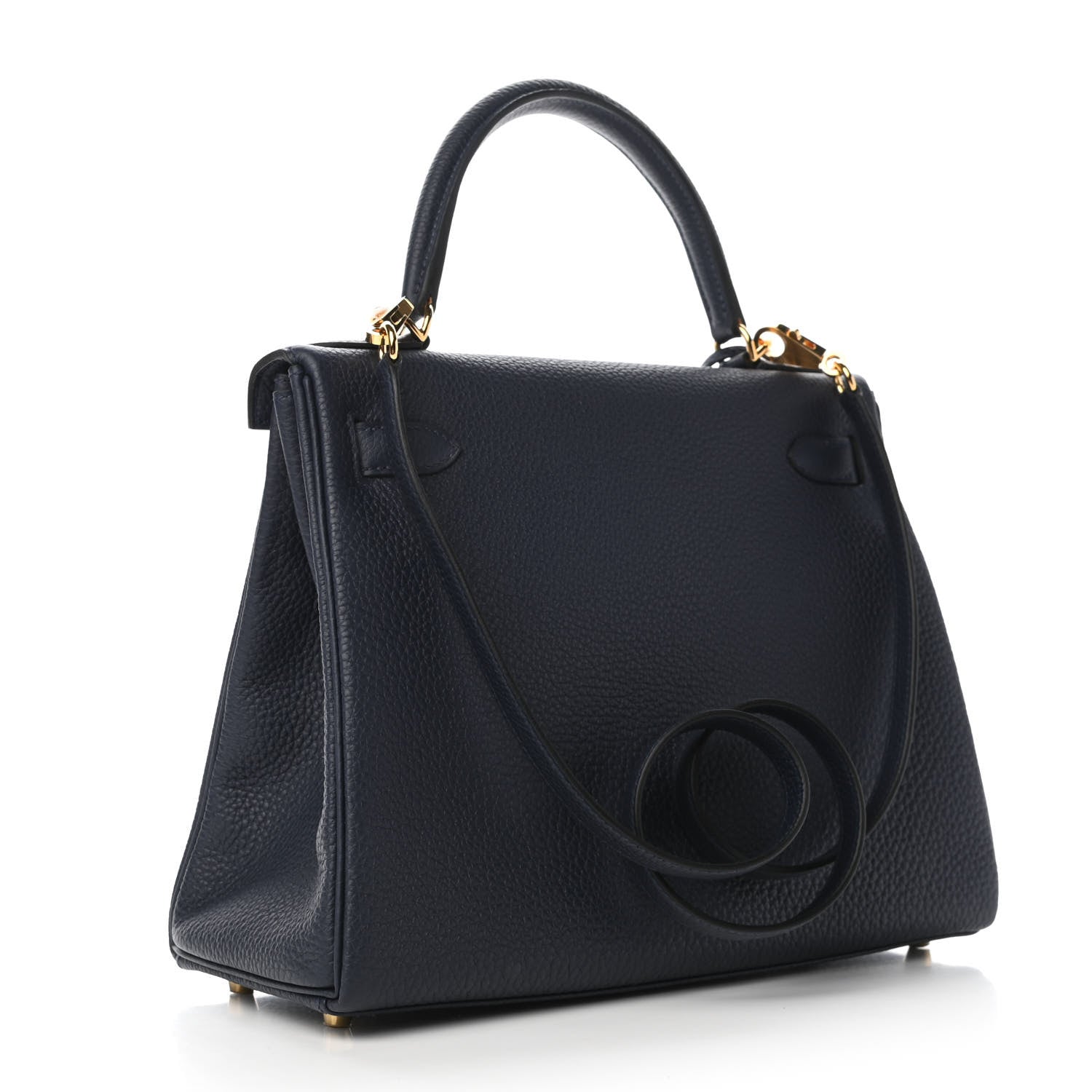 Hermes Togo Kelly Retourne 28 Bleu Nuit 4 of 12