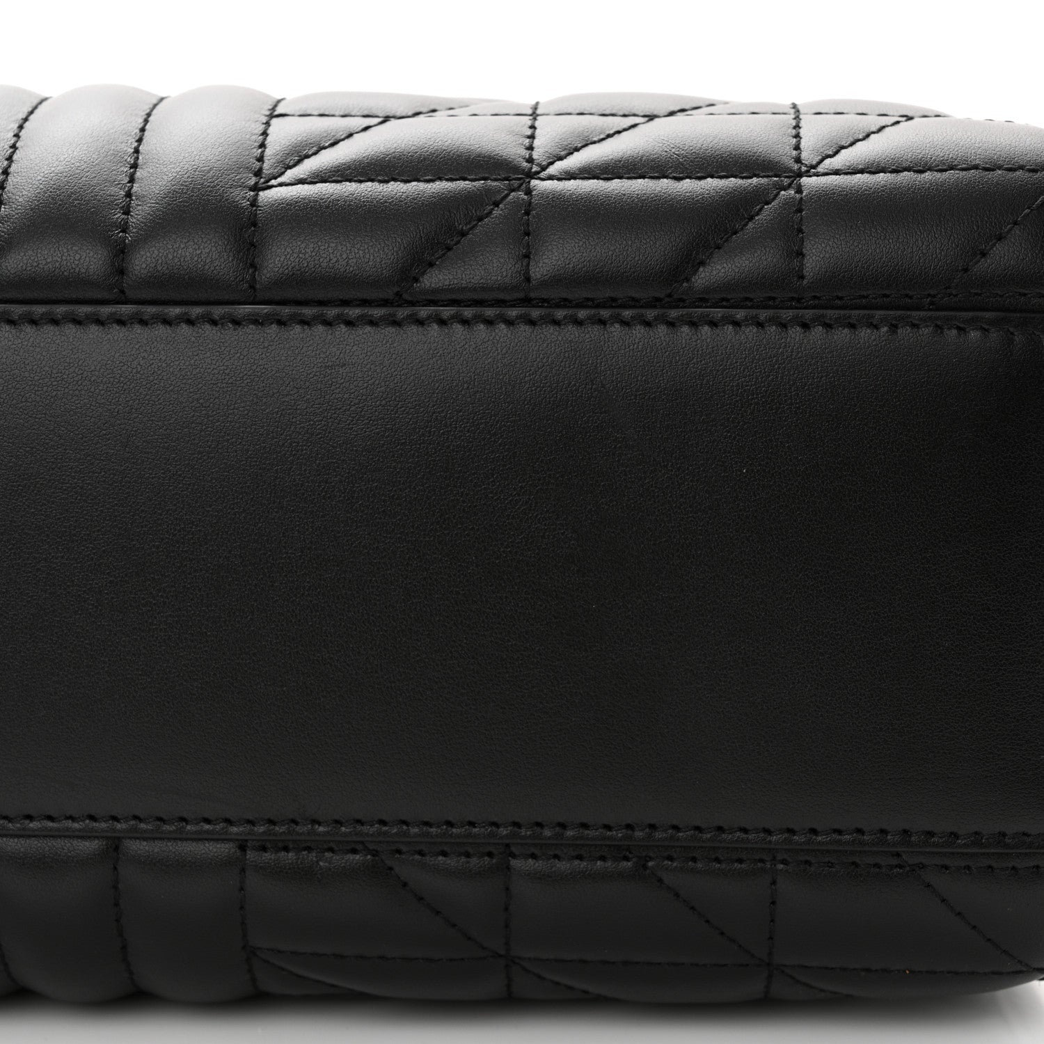 Gucci Calfskin Matelasse Aria Medium GG Marmont Shoulder Tote Black 11 of 14