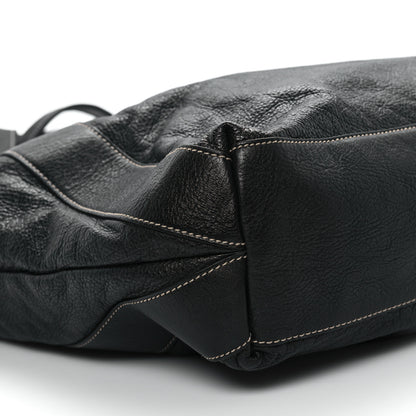 Gucci Leather Large Tote Unisex Black 9 of 11