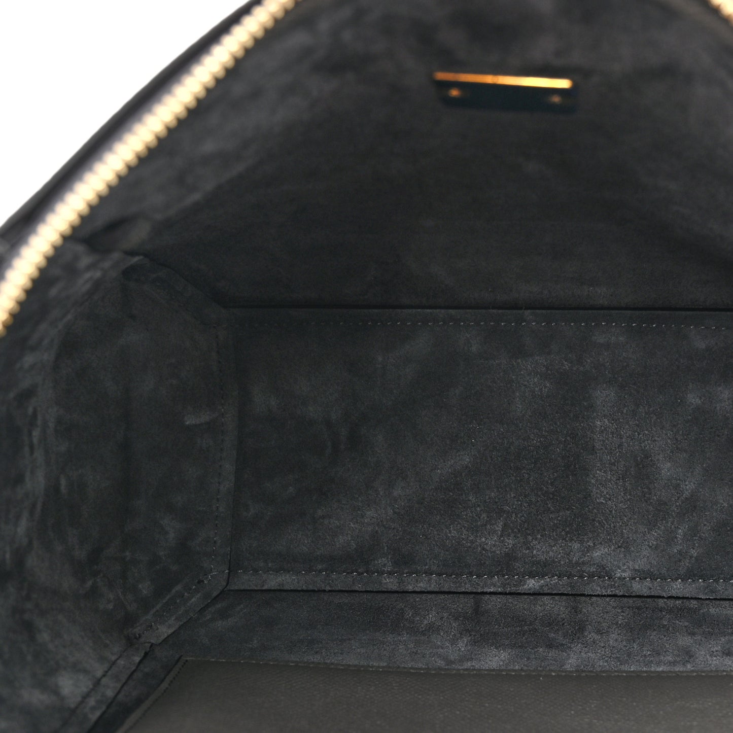 Grained Calfskin Micro Belt Bag Grey