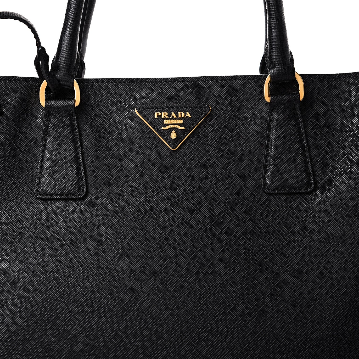 Prada Saffiano Lux Large Tote Black 7 of 15