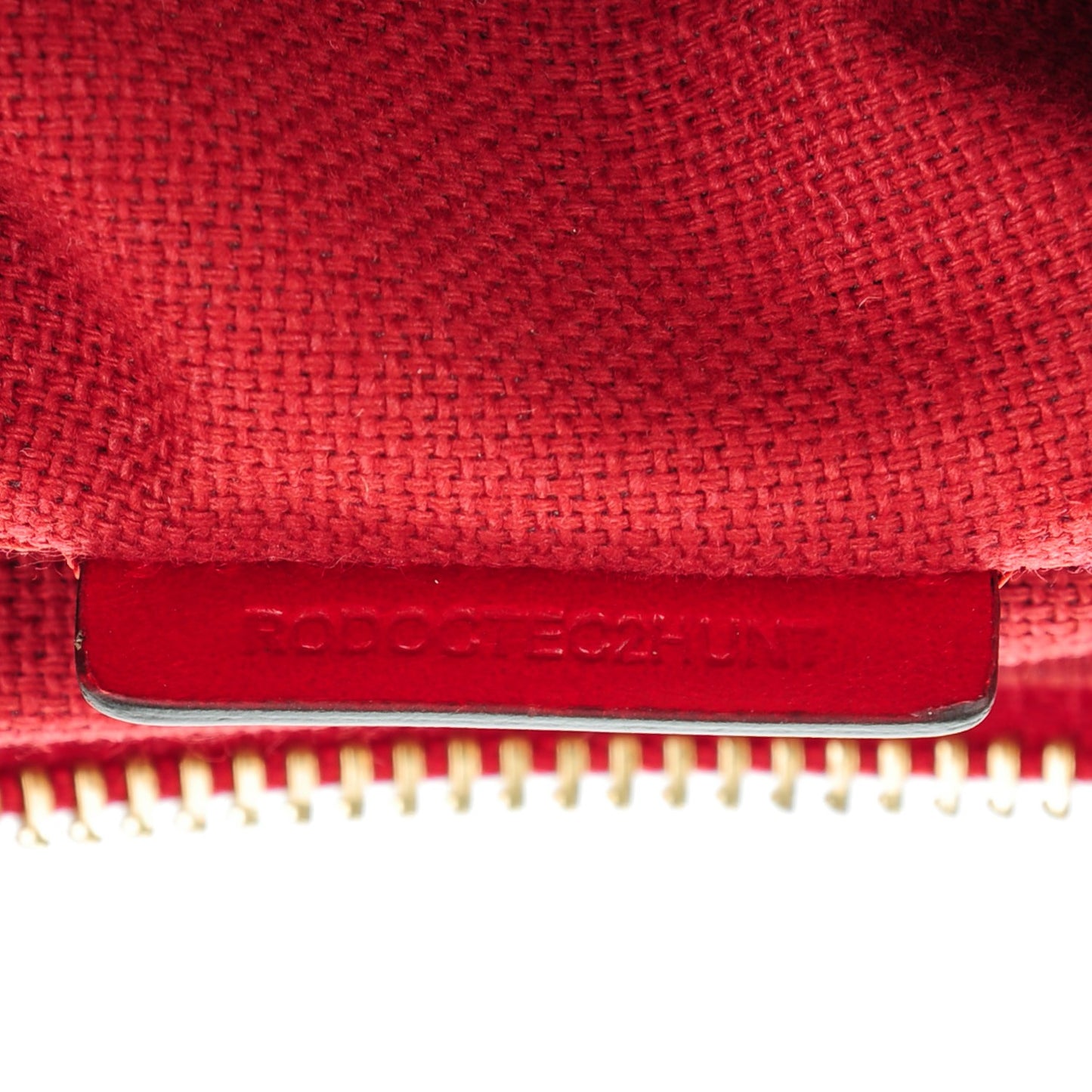 Haymarket Check Mini Blaze Crossbody Bag Red