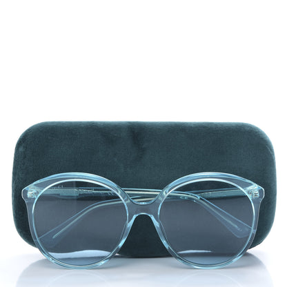 Gucci Acetate Sunglasses GG0257S Blue 8 of 8