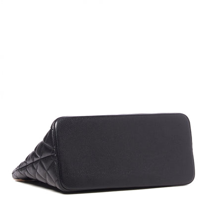 Chanel Caviar Quilted Medallion Tote Black 3 of 9