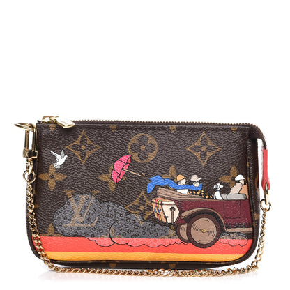 Louis Vuitton Monogram 2015 Christmas Animation Mini Pochette Accessories 1 of 8