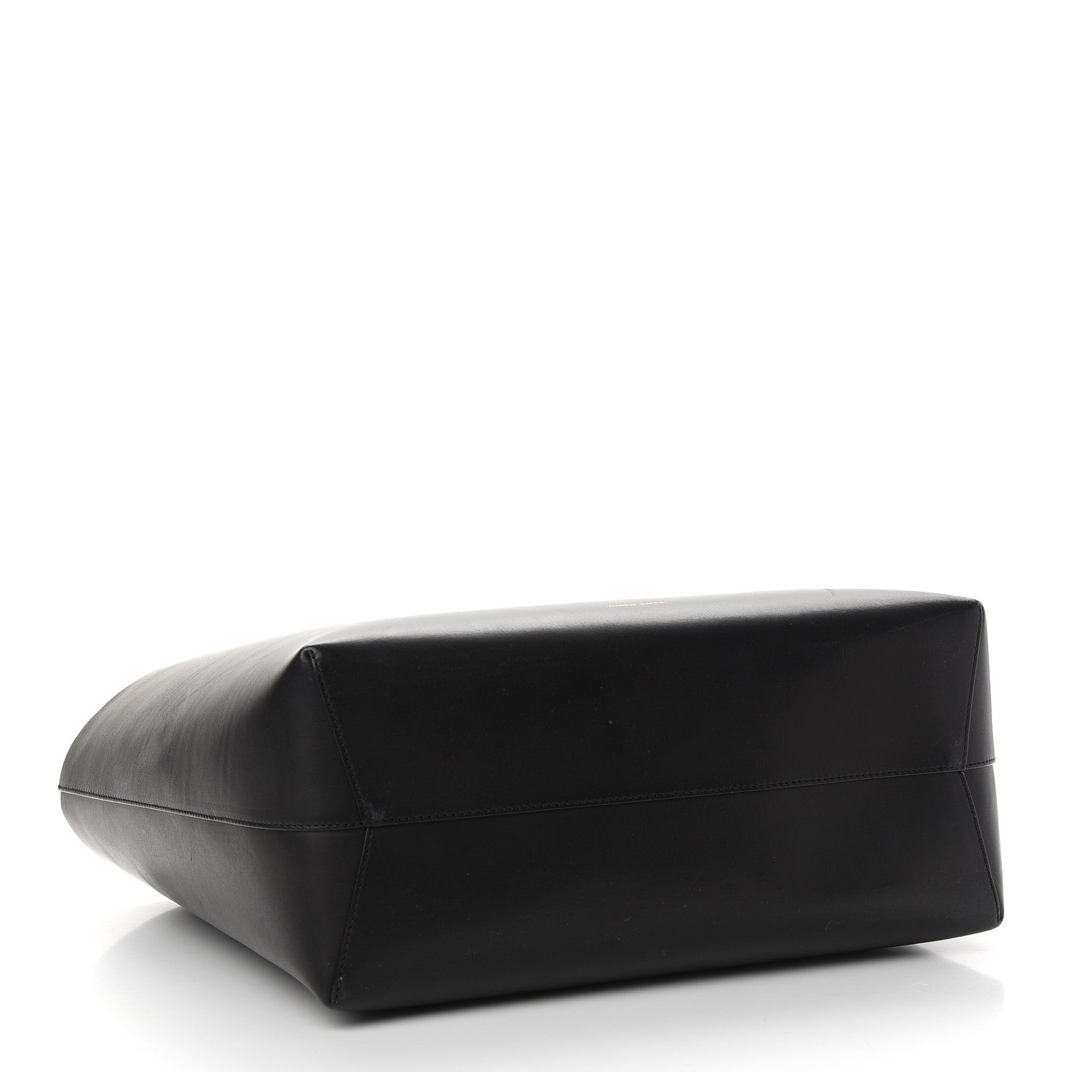 Mansur Gavriel Saffiano Large Shopping Tote Black Royal 5 of 10