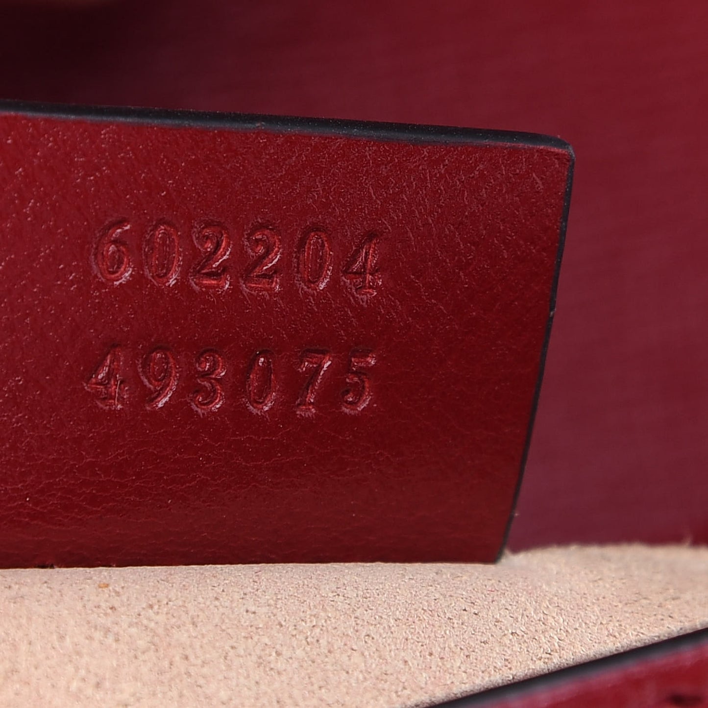 GG Supreme Monogram Azalea Calfskin Horsebit 1955 Shoulder Bag Beige Ebony New Cherry Red