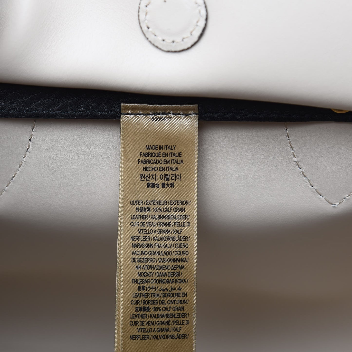 Grained Calfskin EKD Small Belt Bag Black
