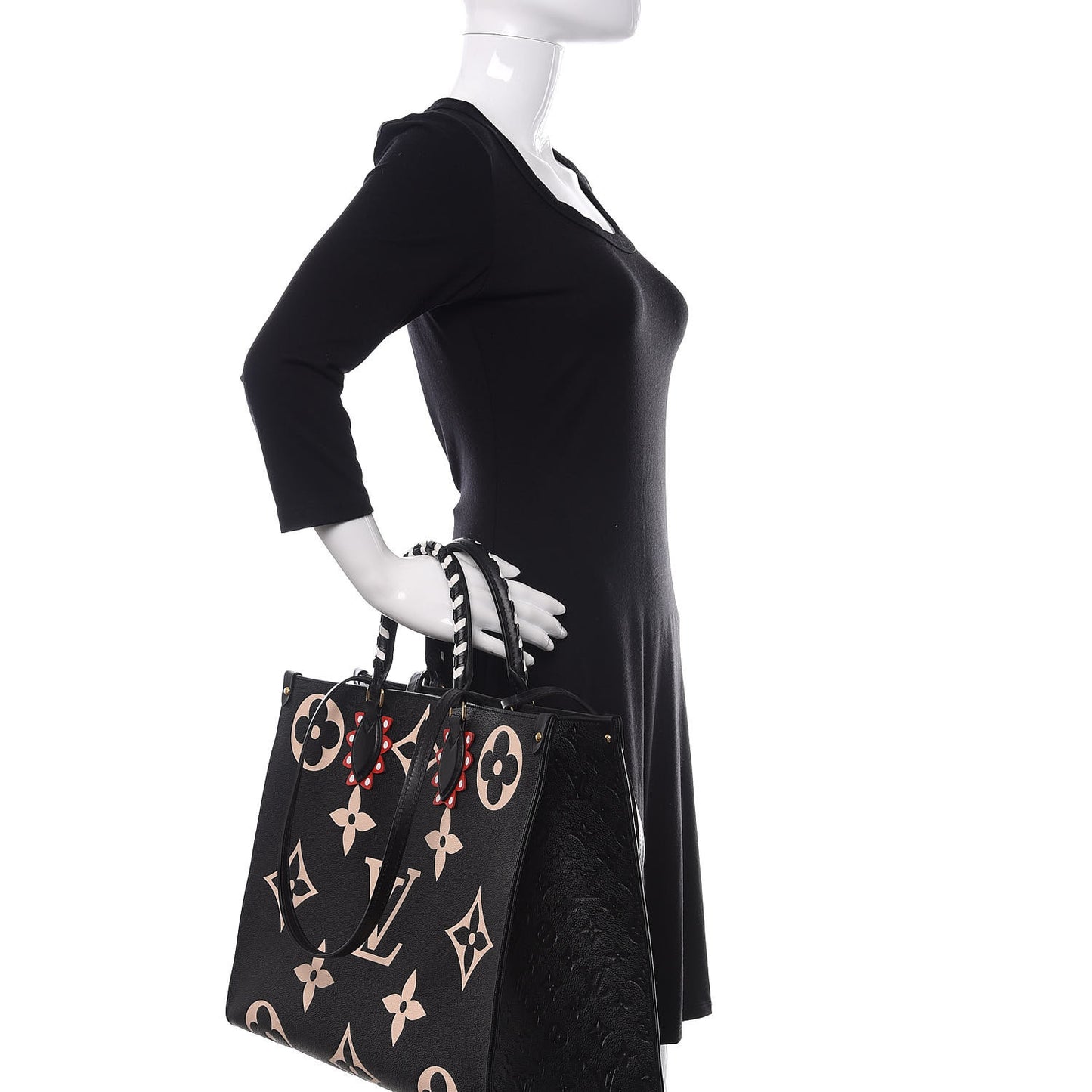 Empreinte Monogram Giant Crafty Onthego GM Black Creme