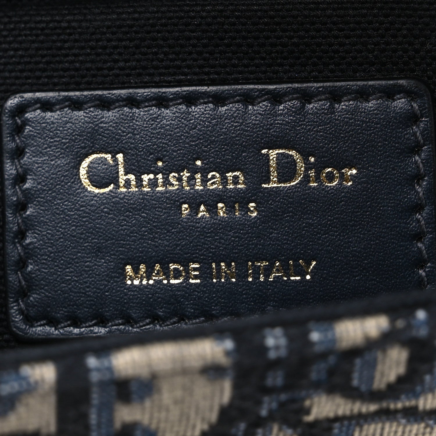 Christian Dior Oblique 30 Montaigne Box Bag Blue 6 of 12