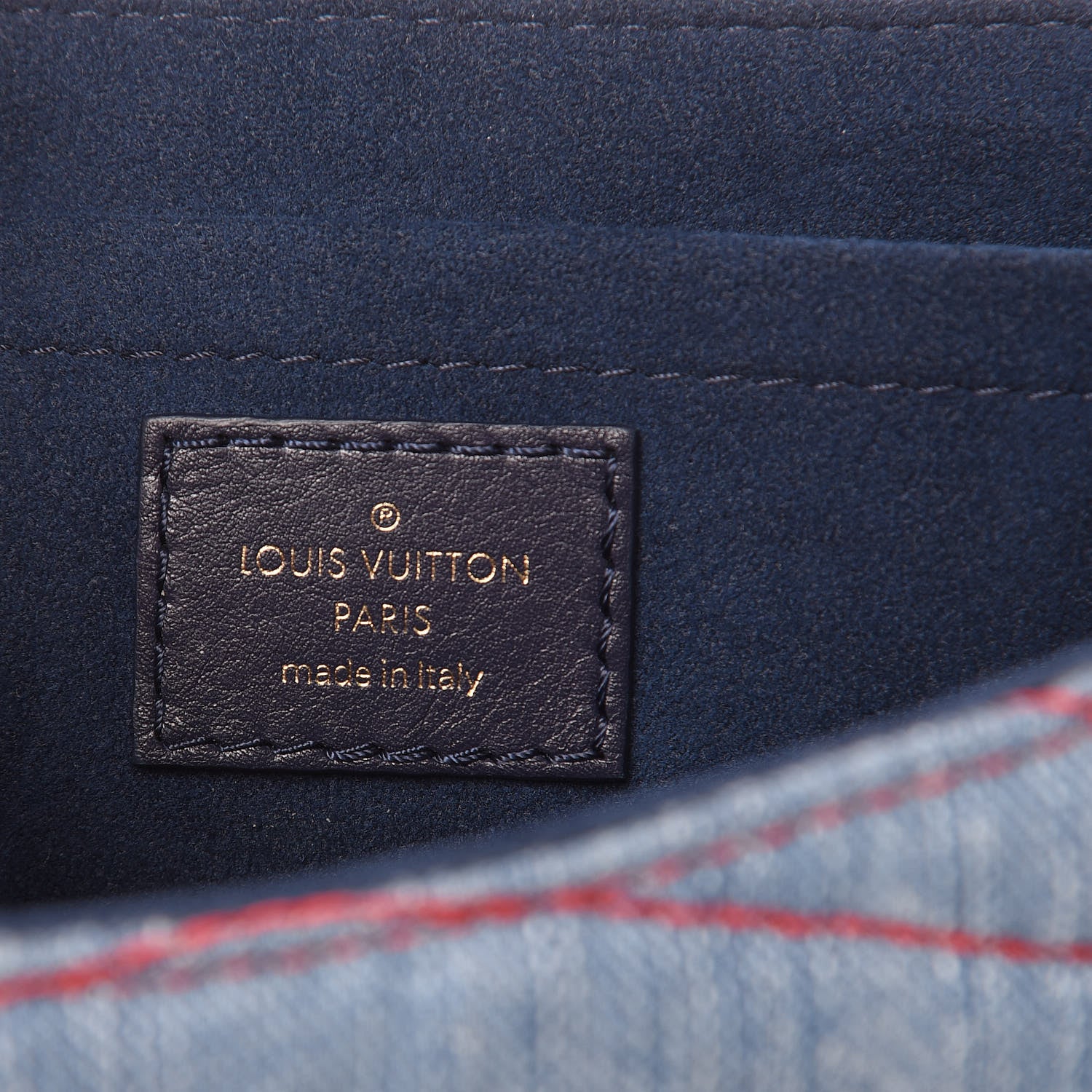 Louis Vuitton Denim New Wave Chain MM Blue 6 of 10