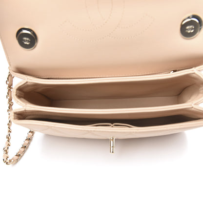 Chanel Lambskin Quilted Small Trendy CC Dual Handle Flap Bag Beige 5 of 10