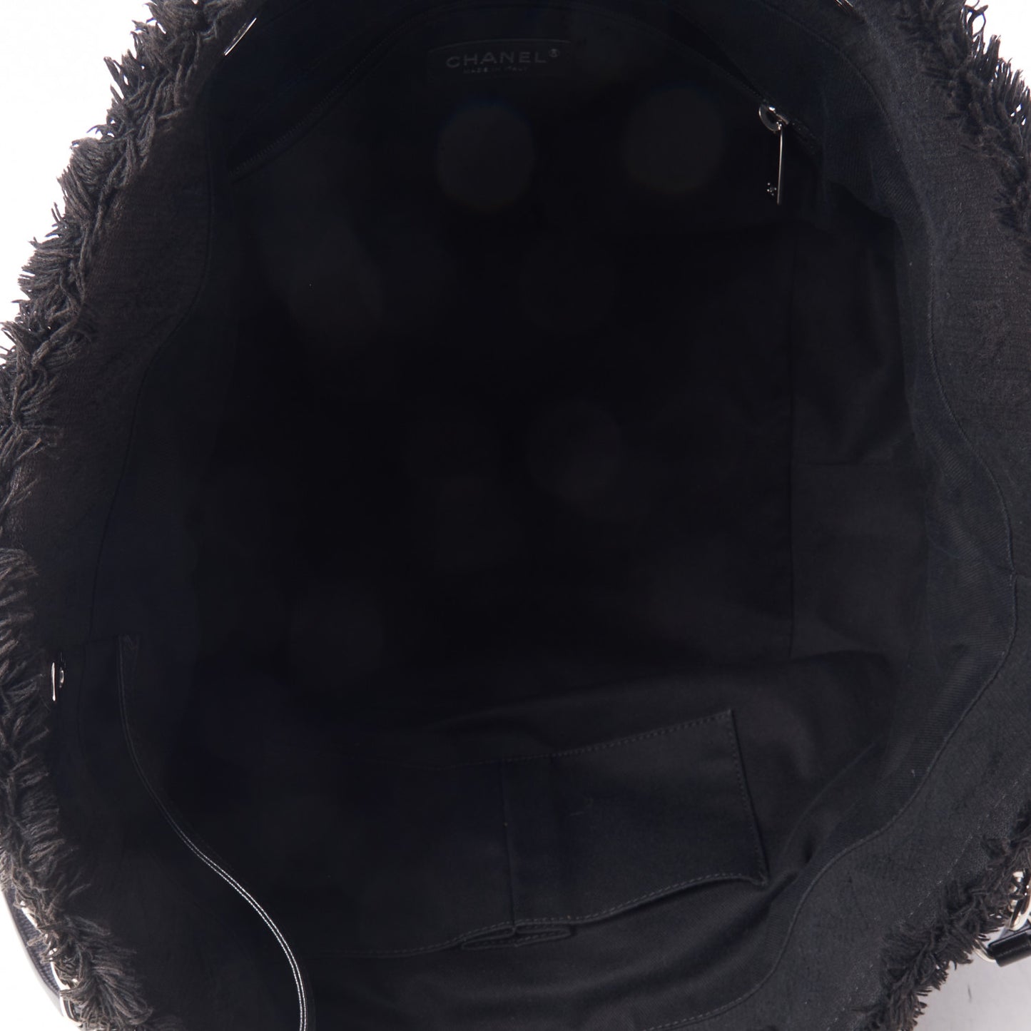 Canvas Medium Double Face Tote Black