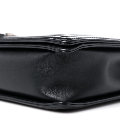 Chanel Calfskin Quilted Large Boy Flap Black 9 of 10