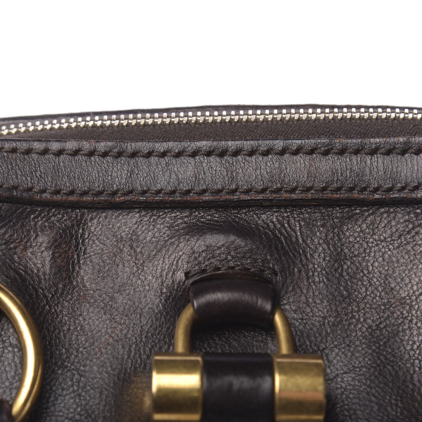 Calfskin Oversized Muse Brown