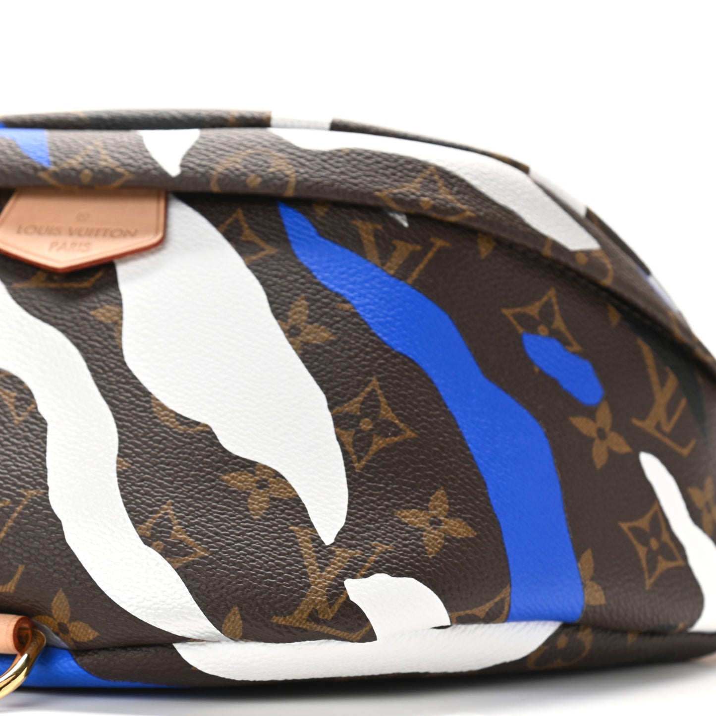 X LOL Monogram Bumbag Blue Silver