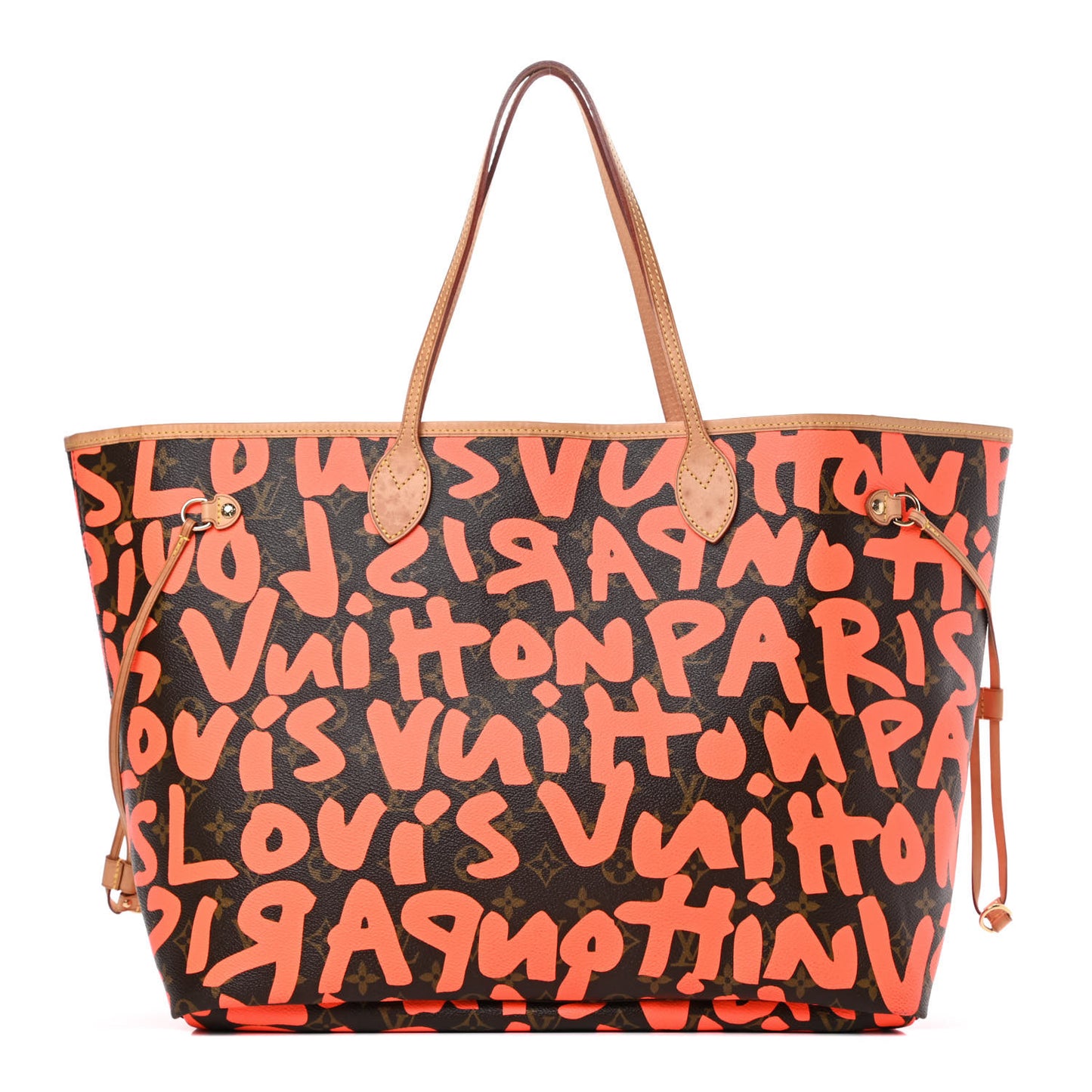 Monogram Graffiti Neverfull GM Orange