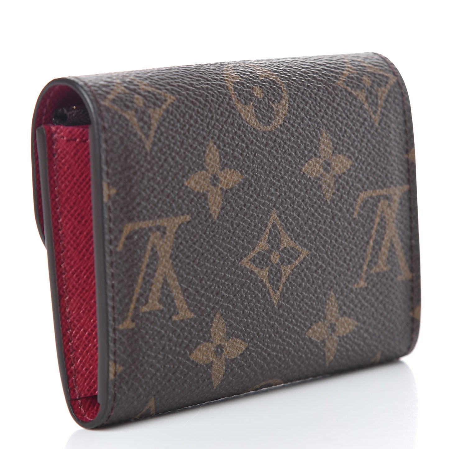 Monogram Rosalie Coin Purse Fuchsia