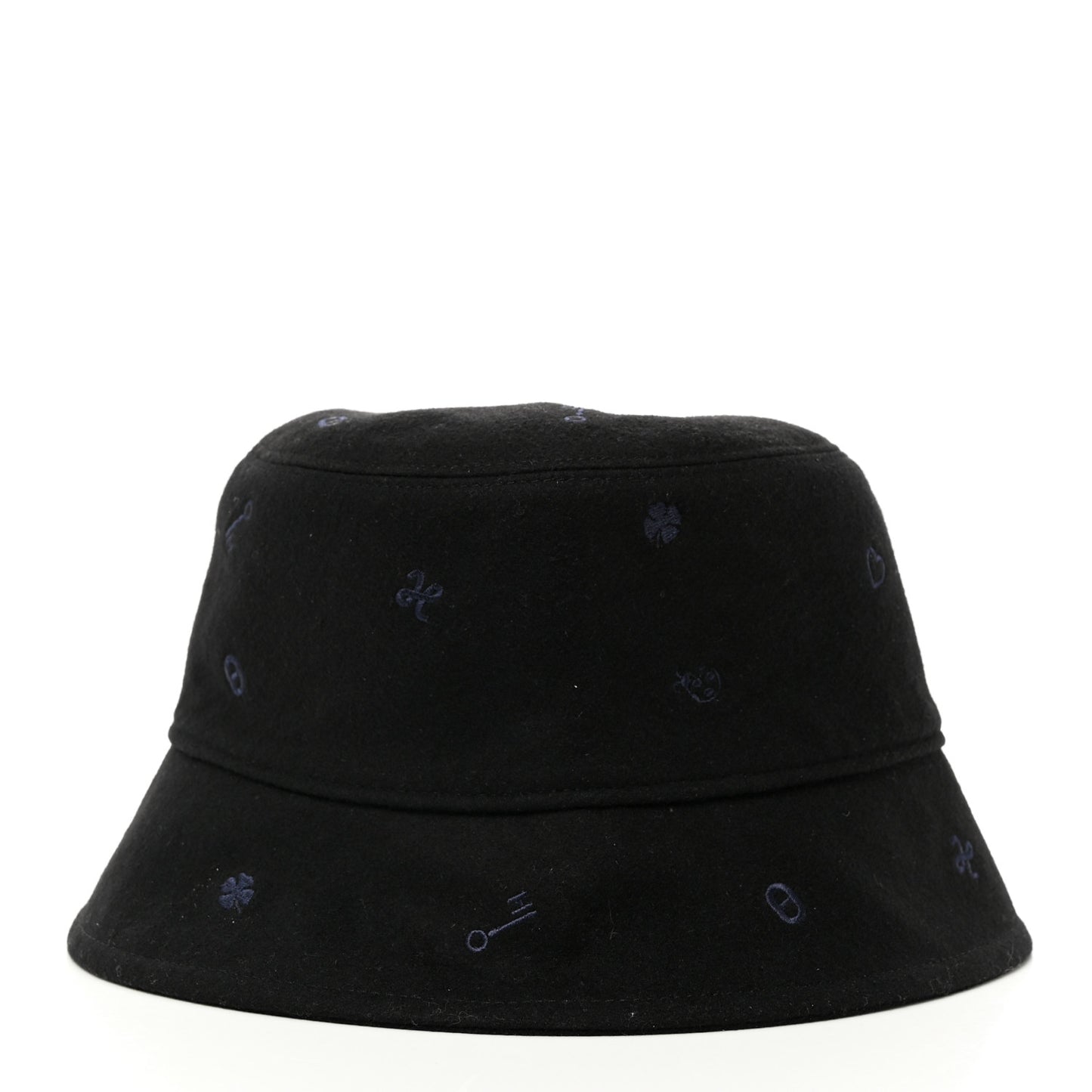 Cashmere Debbie Charms Bucket Hat 58 Black