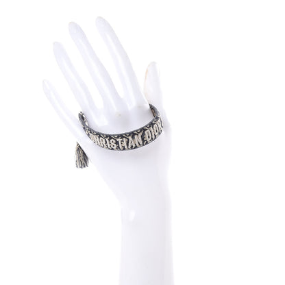 Christian Dior Woven Cotton J'Adior Friendship Bracelet Navy 1 of 3