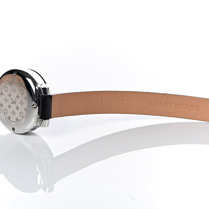 Louis Vuitton Stainless Steel Vernis 22mm Tambour Bijou Secret Quartz Watch Black 8 of 13