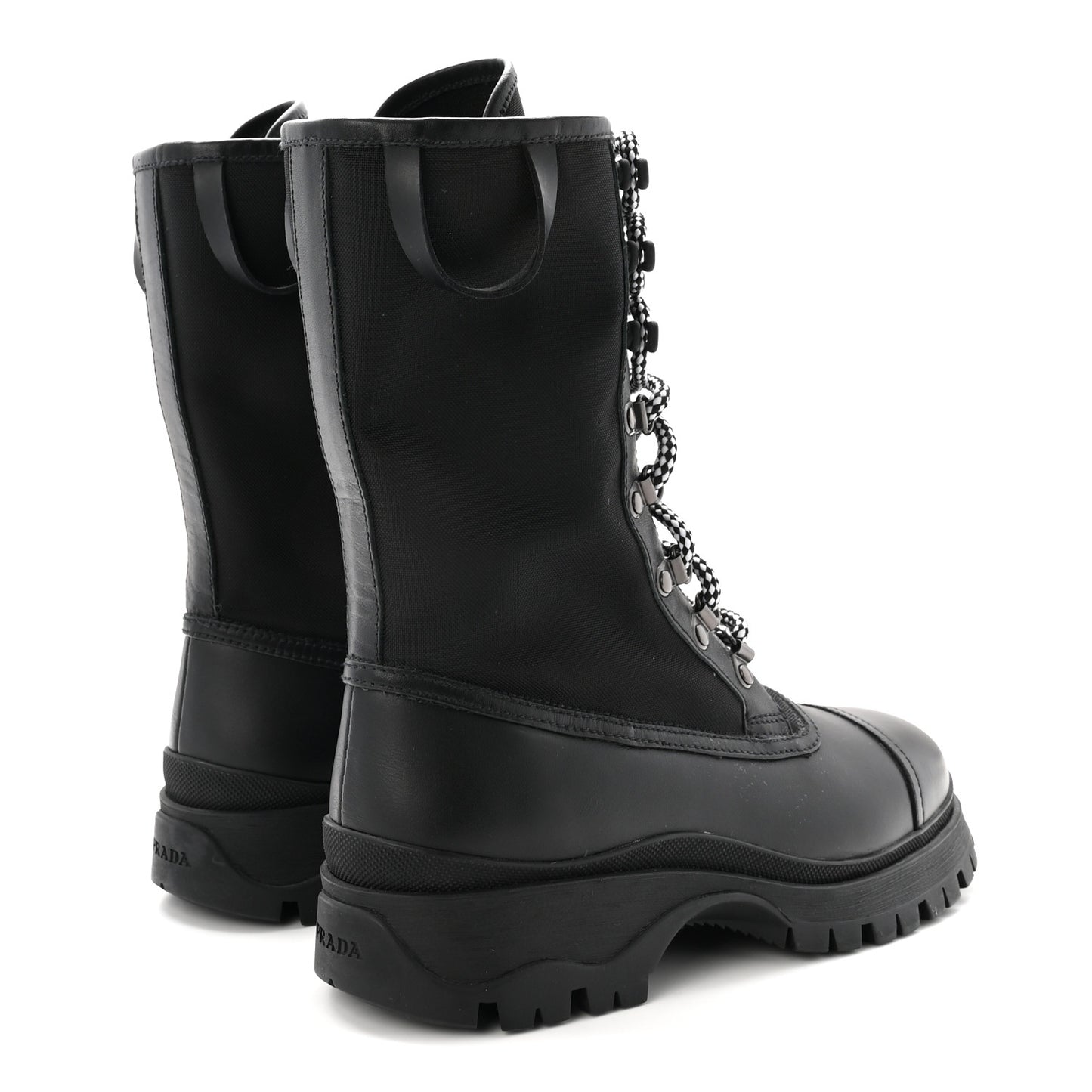 Vitello Montana Neoprene Combat Boots 36 Black