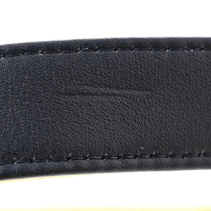 Chanel Metallic Lambskin Striped North South Boy Flap Navy Gold 11 of 11