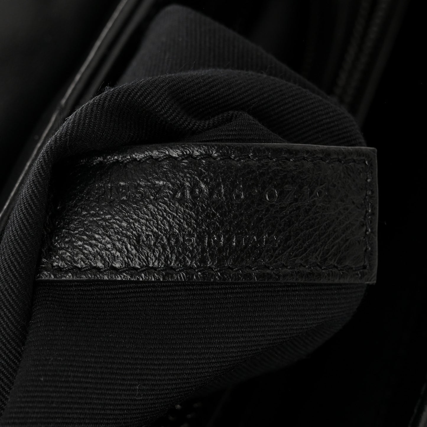 Calfskin Y Quilted Monogram Monochrome Medium Loulou Chain Satchel Black