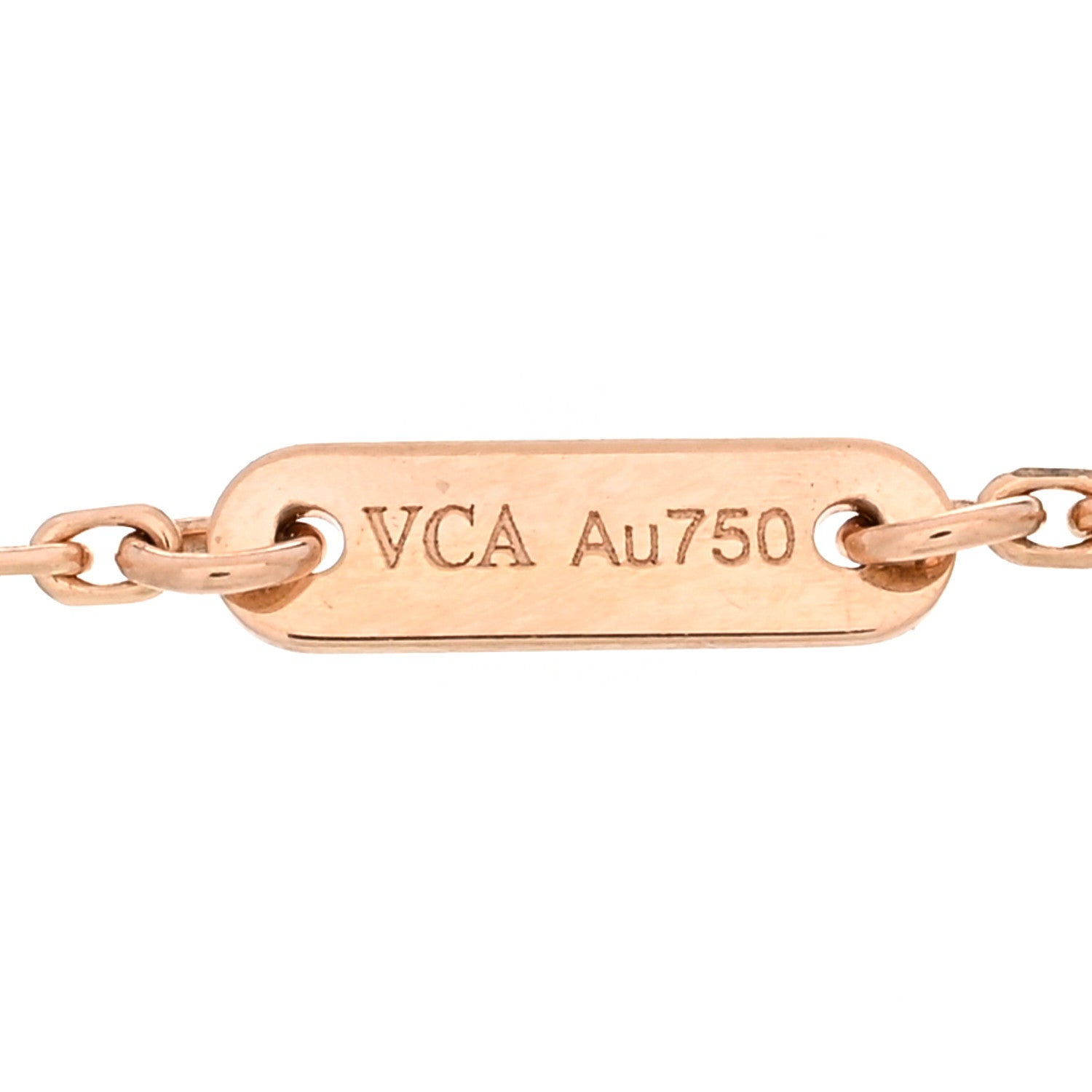 Van Cleef & Arpels 18K Rose Gold Ruby Mini Frivole Bracelet 4 of 4