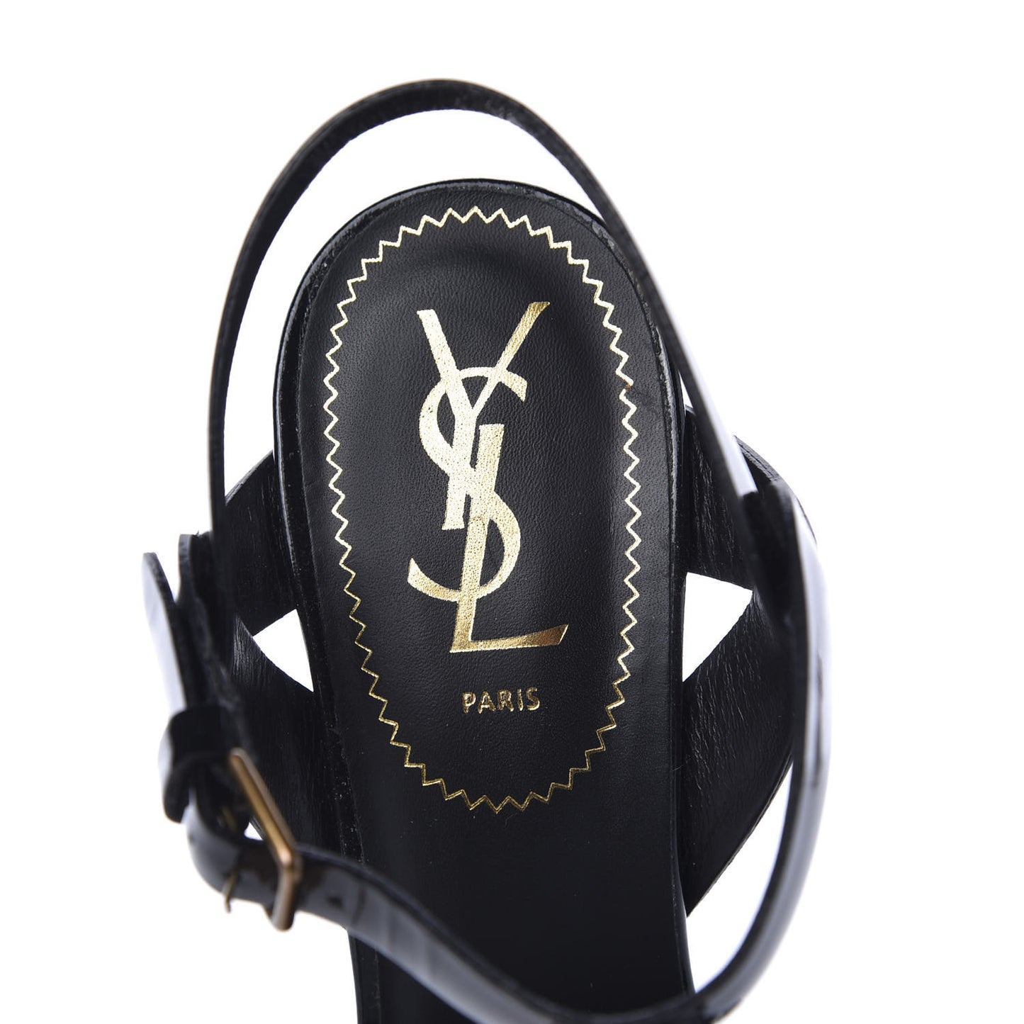 Patent Tribute 75 Platform Sandals 38 Black